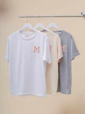 T-shirt Mixte broderie “M”