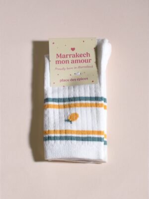 Chaussettes Tennis Vintage “Citron”